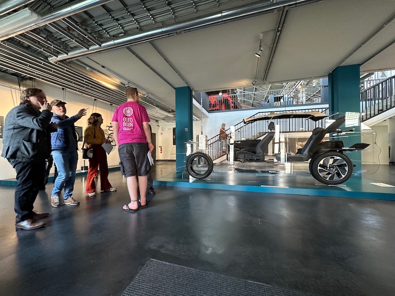EuroBean Orga-Team inspiziert die Ausstellung des Industriemuseum Chemnitz III